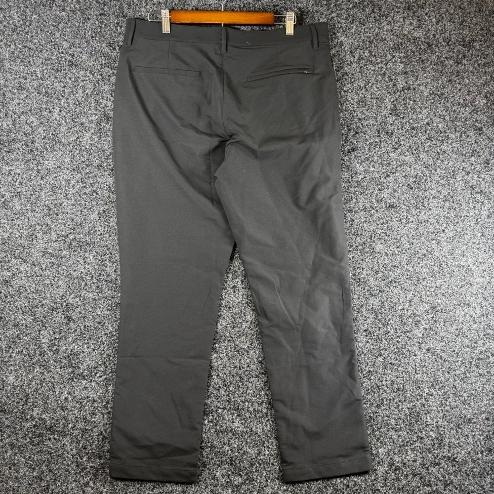 Banana Republic Core Temp Mens Pants 34x29 Black Golf Performance Chino Slim